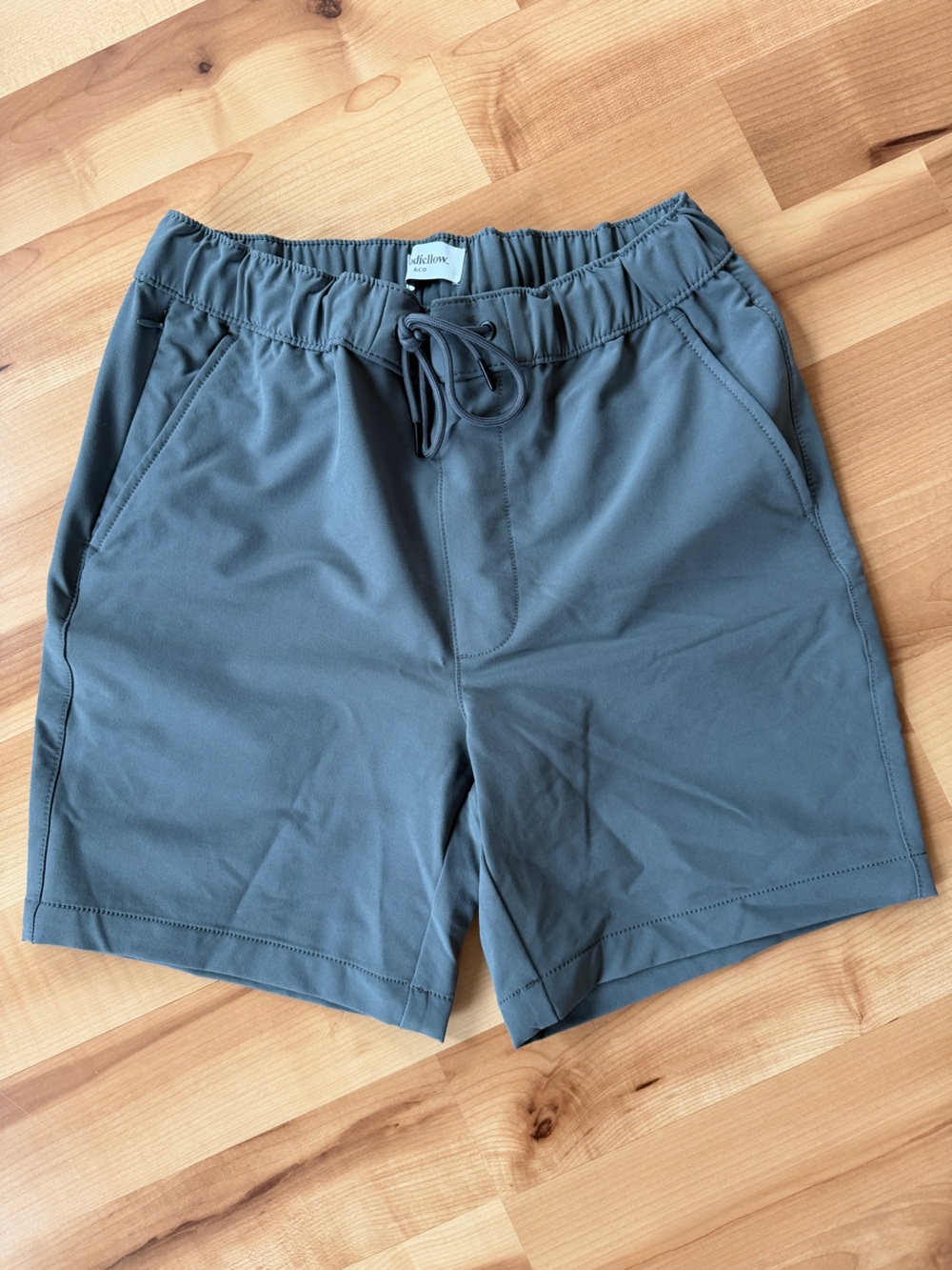 Goodfellow & Co Slate Gray Casual Shorts with Elastic Waist